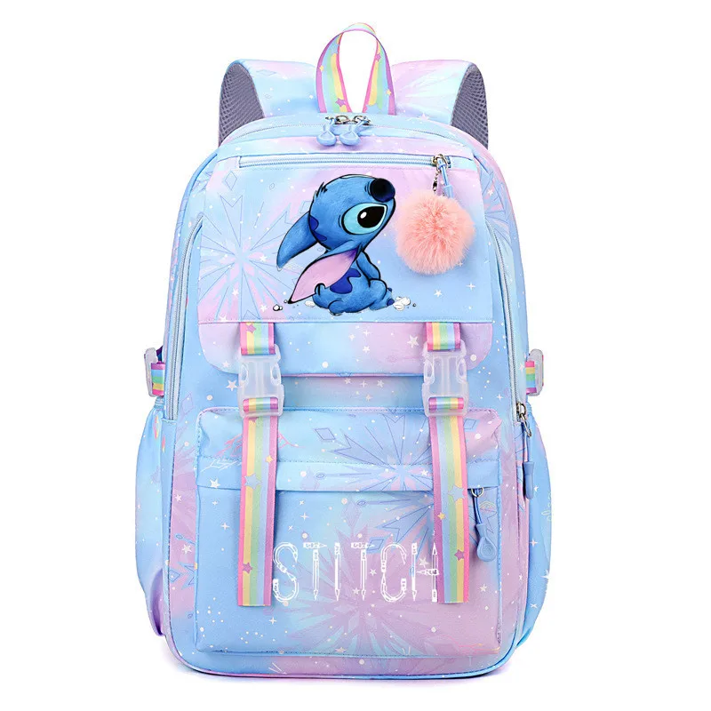 Водонепроницаемый женский рюкзак Лило Стич дорожная сумка школьный ранец для