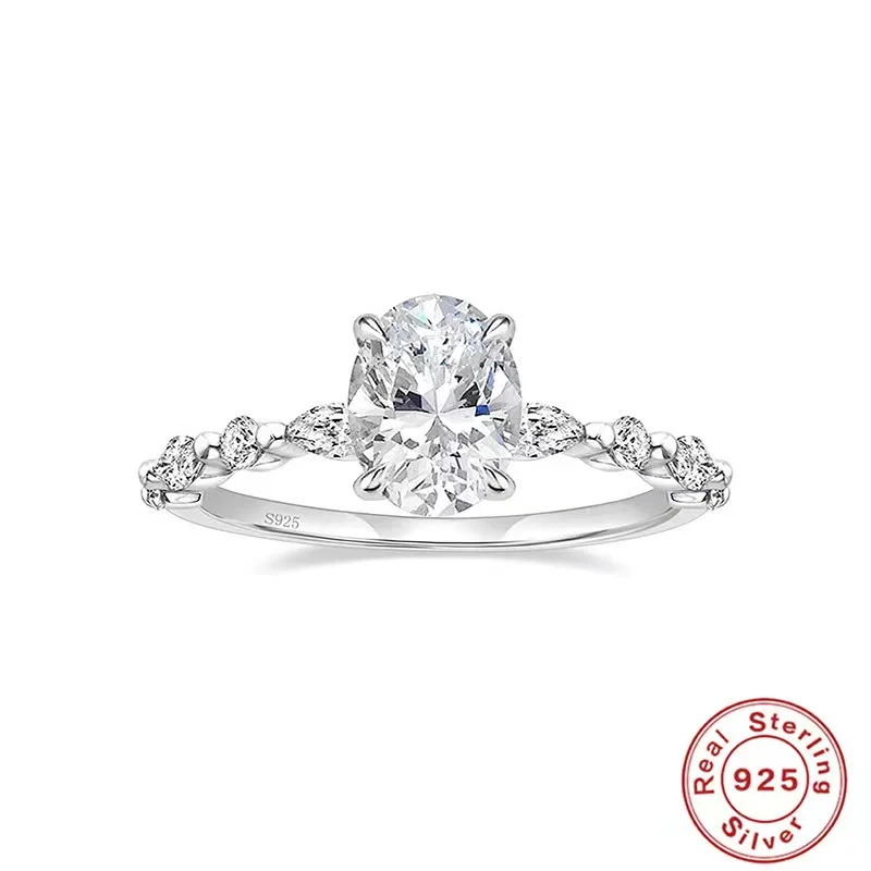 

T20 925 стерильные серебряные кольца 18 k золото 925 серебро обручальное кольцо классический женский свадебный подарок