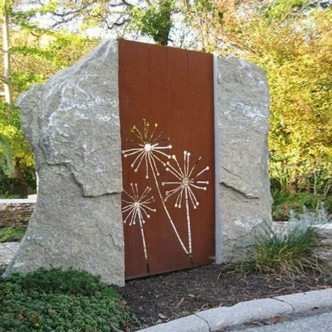 Металлические панели ограждения для экрана конфиденциальности на открытом