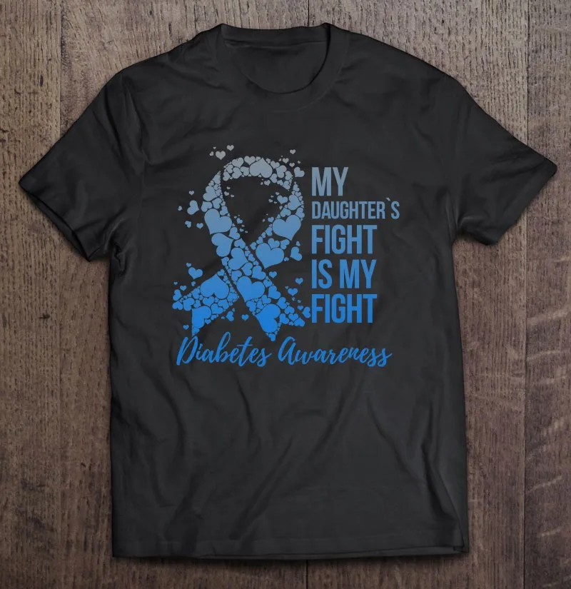 

Футболка мужская с принтом моя дочь из фильма «Борьба-Поддержка диабета»