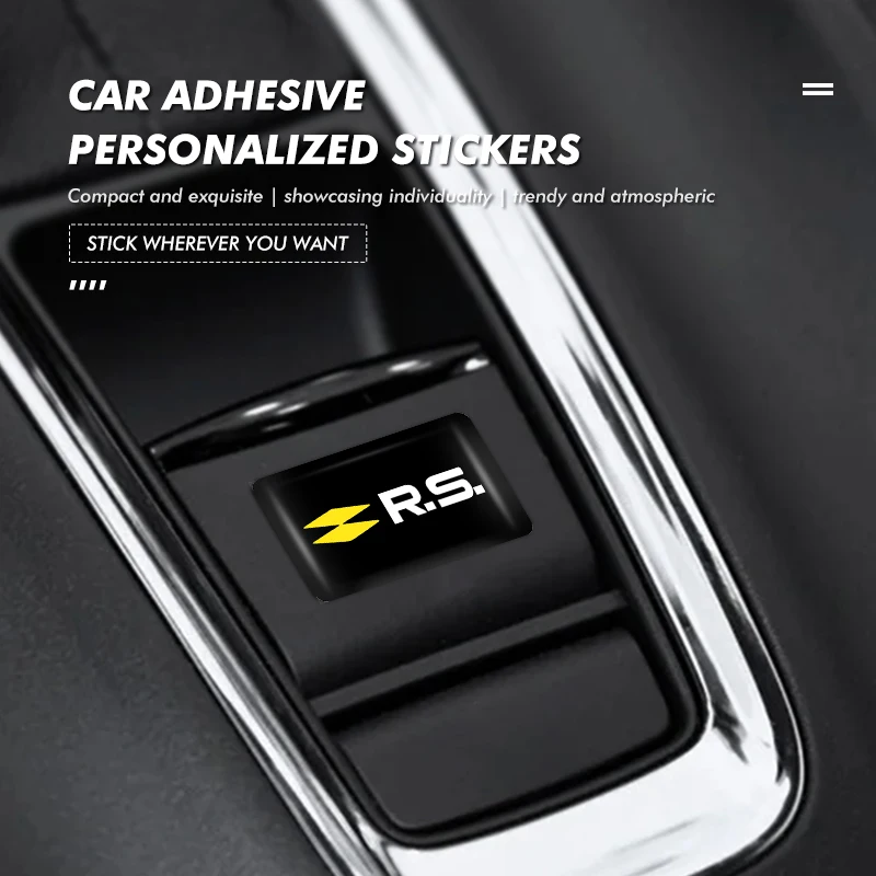 Автомобильные наклейки на квадратную центральную консоль персонализированные