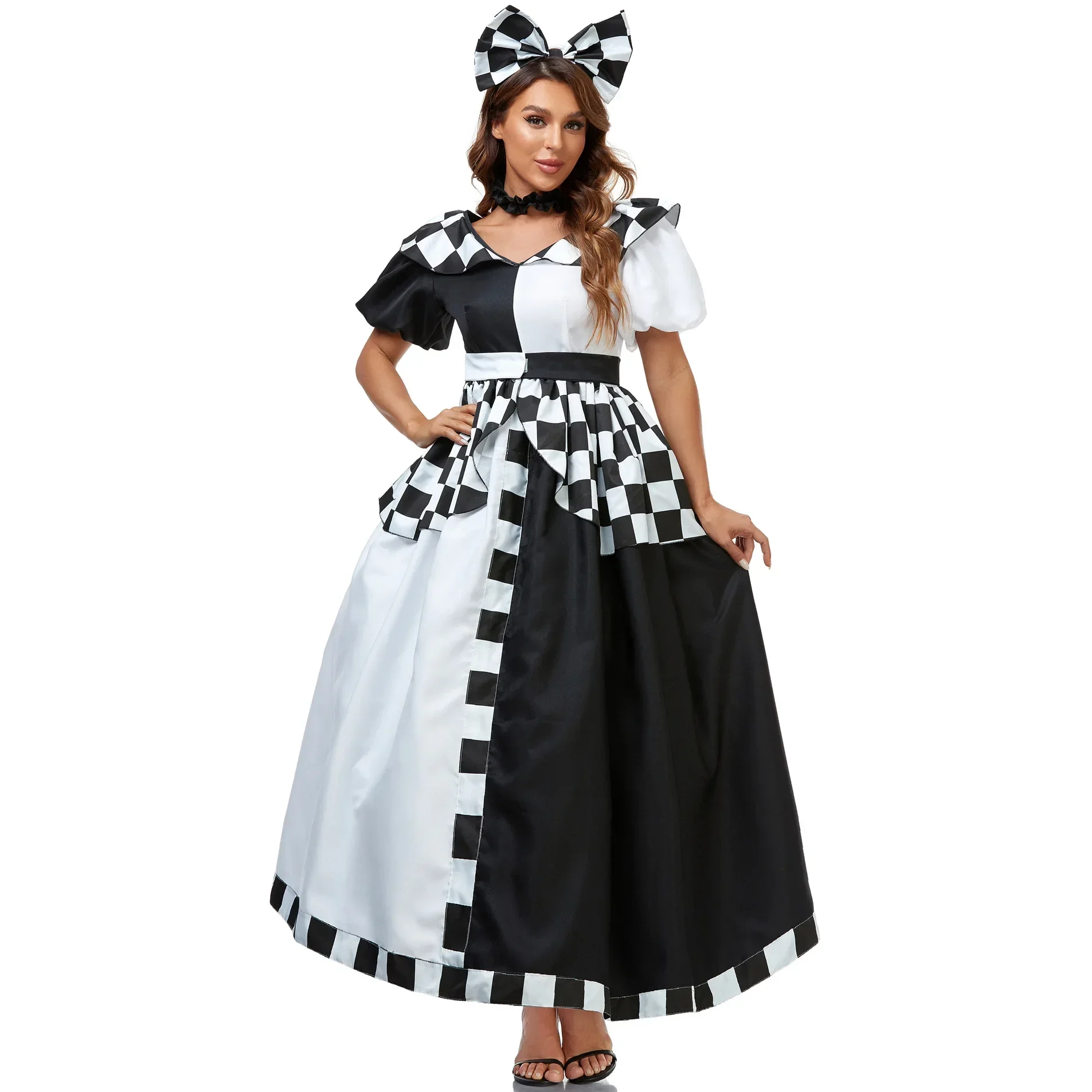 Косплей-Костюм Алиса в стране чудес покер королева сердца Женский карнавальный