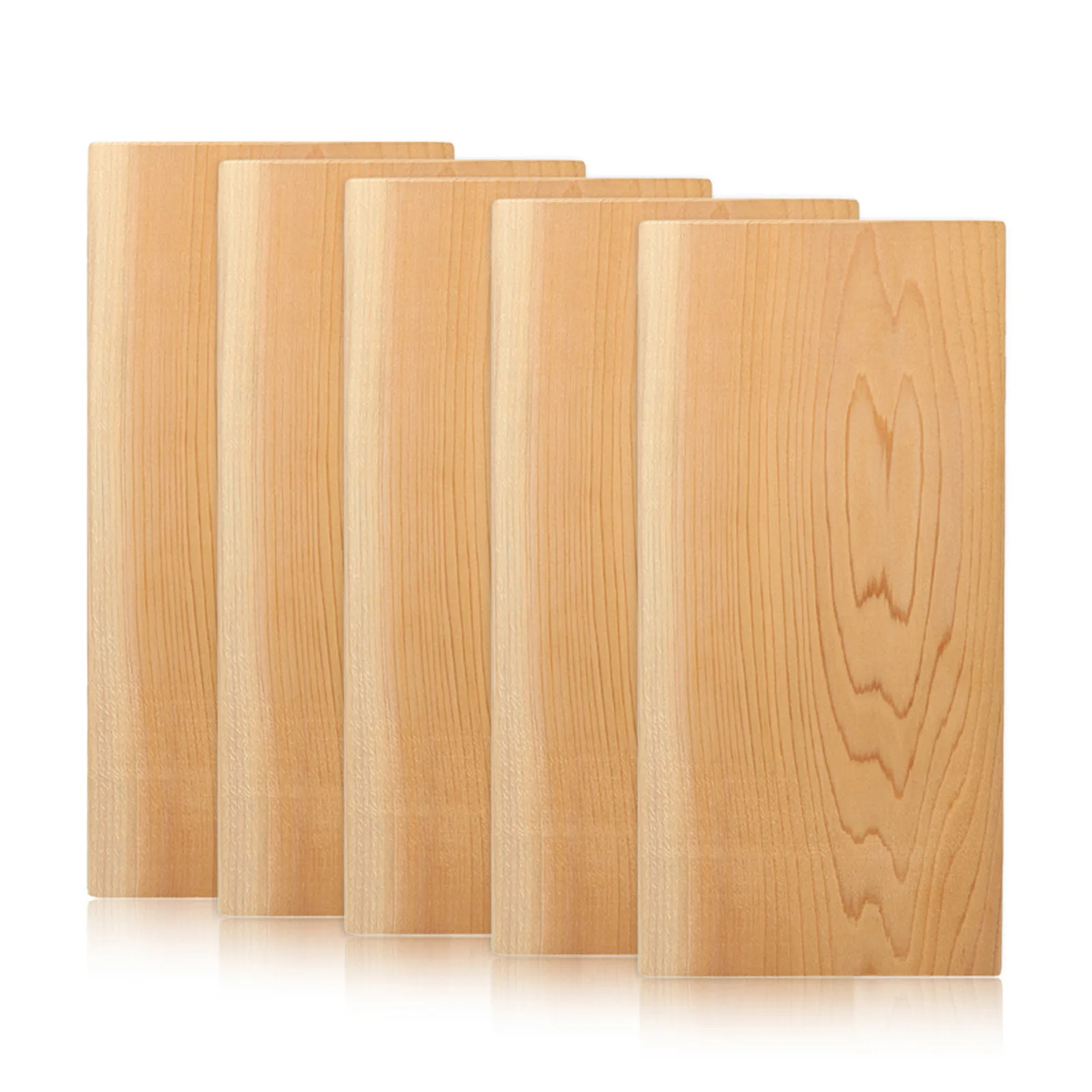 

5-Pack Cedar Grilling Planks for Moister&More Flavorful Salmon Steaks Seafood BBQ Tools