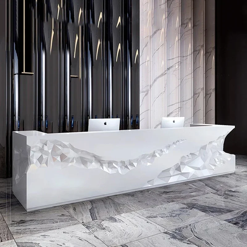 Элегантный офисный стол Fisktion Counter Table Центр клиента для приема Роскошная мебель