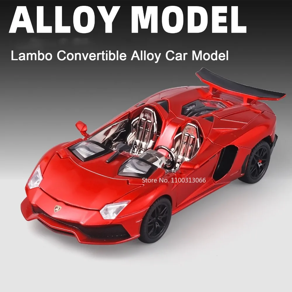 

Модель автомобиля-трансформера Lambo 1/32, Игрушечная модель автомобиля из сплава с подсветкой, модель автомобиля со звуком, суперспортивный автомобиль для коллекции подарков для детей