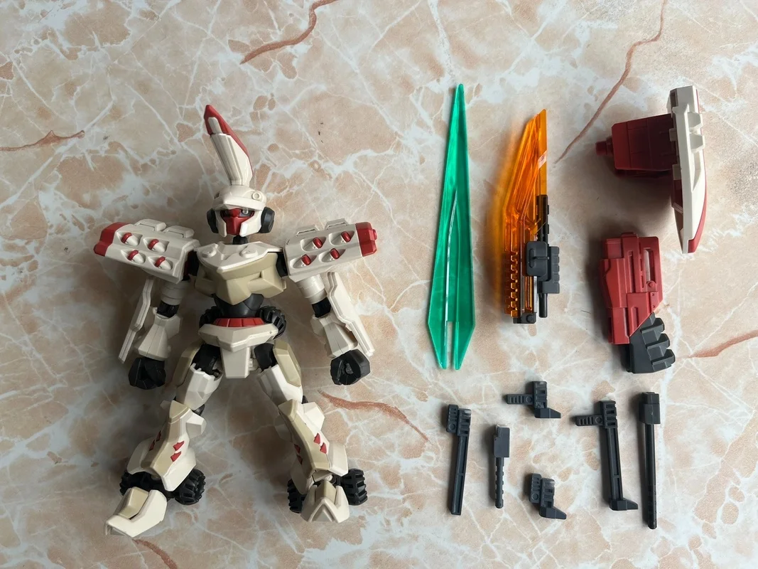 Фото Конструктор Bandai Lbx Destroyer Danball Senki Brawler Frame: пластиковая модель, фигурка меха для взрослых коллекционеров аниме-хобби №2