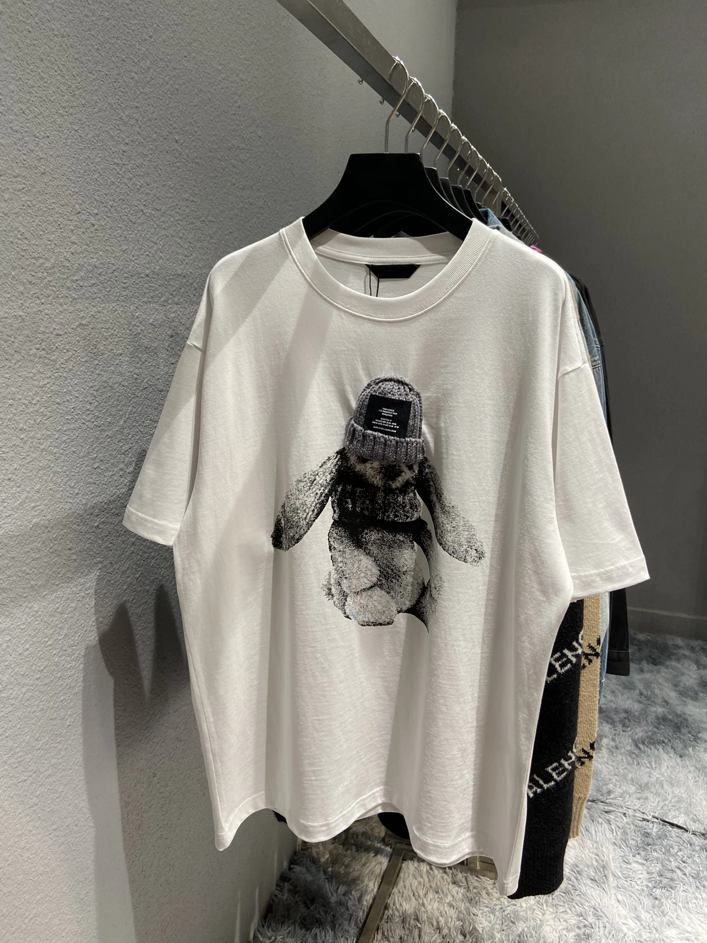 

Runway Designer Luxury T-shirts Small Logo Print Women's Brand Oversized High Quality Cotton Tshirt Fashion Clothes Tees