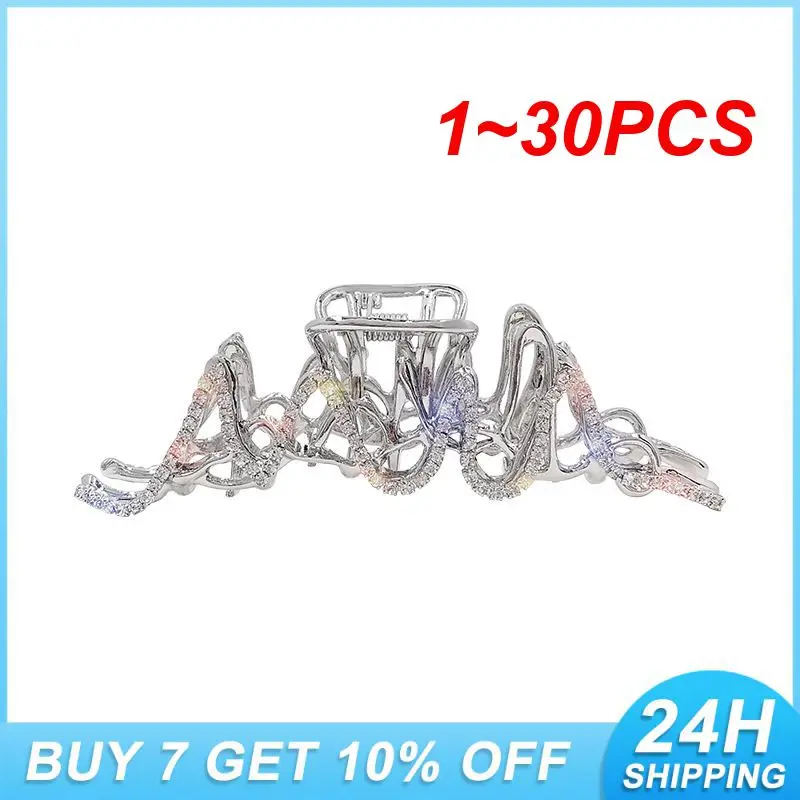 

1~30PCS Back Hair Accessory Stylish Trendy Trending Metallic Shark Clip In-demand Design Sense Fashionable Funky Must-have