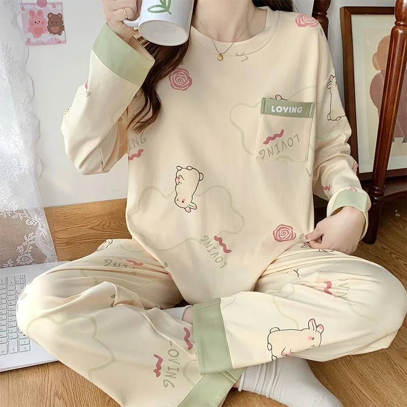 Новинка 2024 домашний комплект одежды Высококачественная пижама из 100% чистого