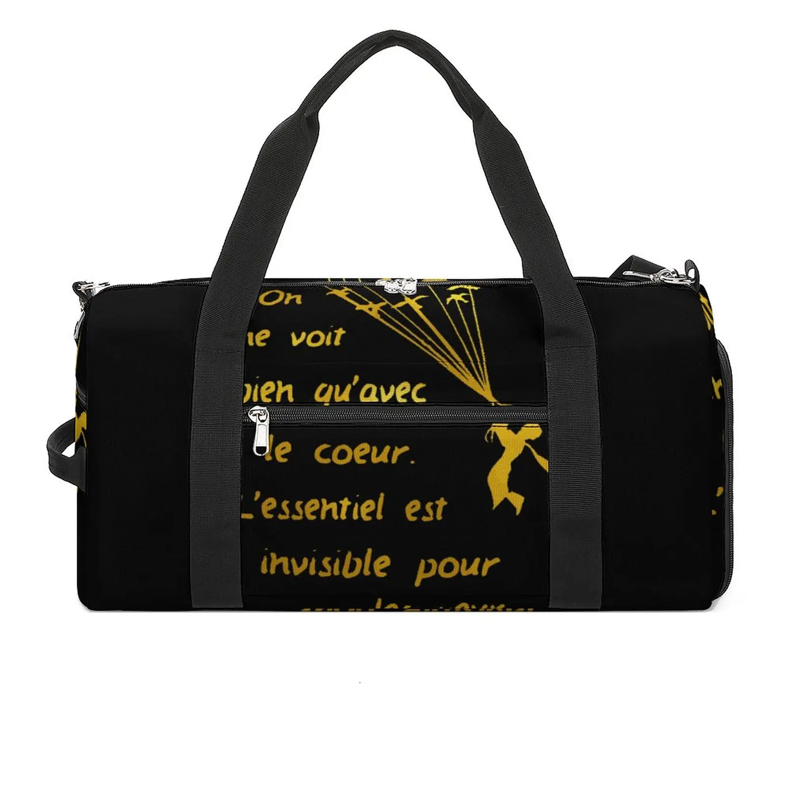 

Little Prince Gym Bag Le Petit Prince Outdoor Sports Bags with Shoes Training Custom Handbag Novelty Fitness Bag For Couple