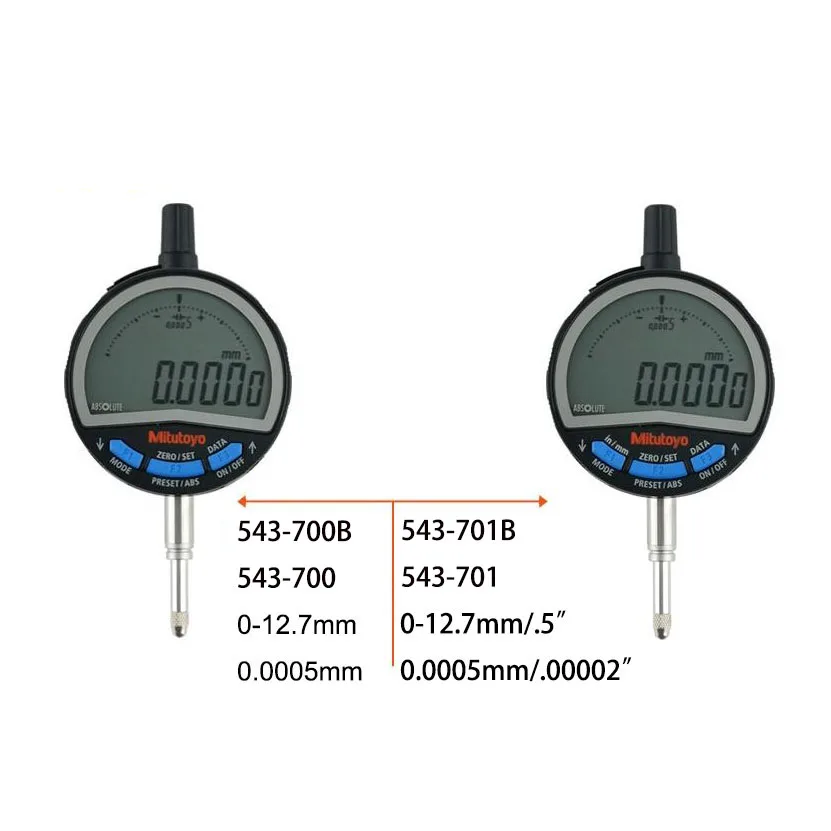 

Original Mitutoyo Digital Indicators, 543-390B ID-C112XB 543-390 ID-C112X，Range 0-12.7mm/0.001mm, Japan made
