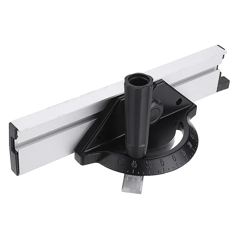 

Aluminum Table Saw Miter Gauge Carpentry Pusher Angle Ruler Table Saw Adjustable Flip Stop Woodworking Tool DIY Accessories