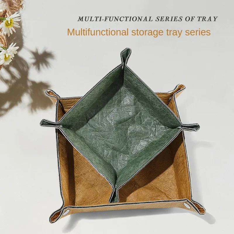 

Foldable Desktop Storage Tray for Household Goods and Miscellaneous Items