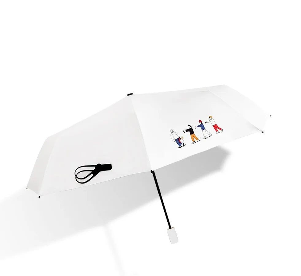 

Полностью автоматический складной зонт для женщин, солнечный зонт для девушек, портативный зонтик для девочек, редкая деталь, дождливый HH50YS