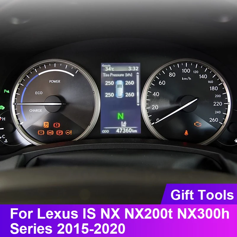 

Для Lexus IS NX NX200t NX300h Series 2015-2020 Автомобильная система контроля давления в шинах TPMS Дисплей Охранная сигнализация