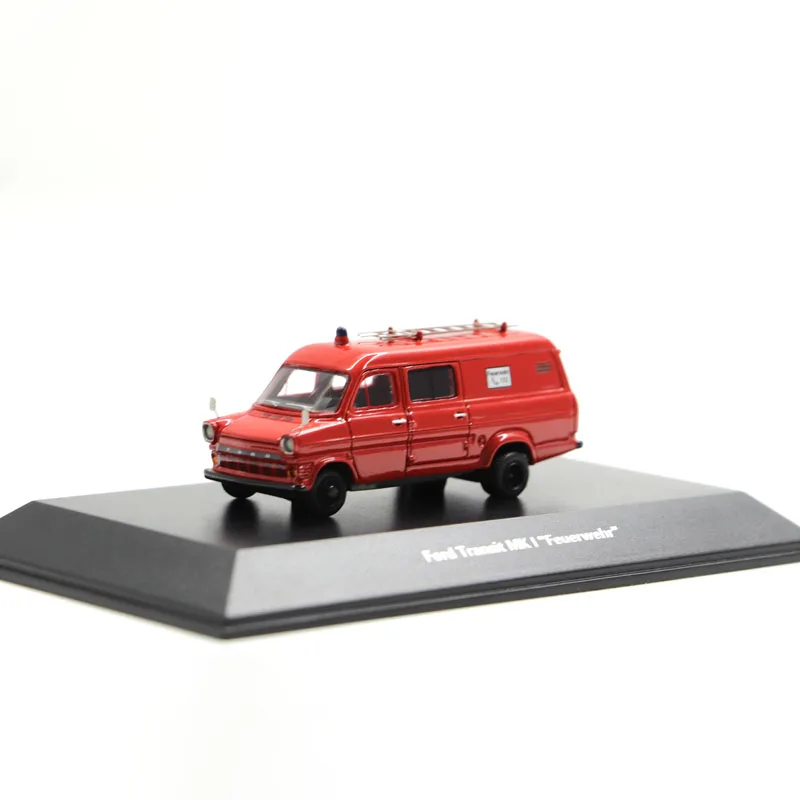 

Resin 1:87 Scale Ford Transit MKI Feuerwehr Car Replica Model Toy For Adult Classic Collection Static Display Decoration Ornamen