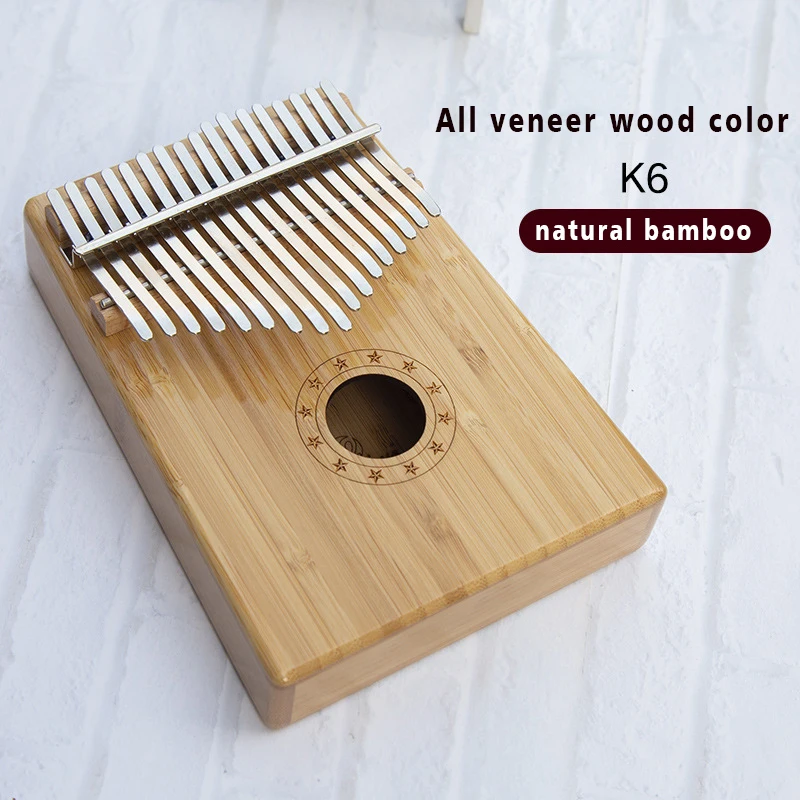 2022 New 17-tone Thumb Piano High Quality Wooden Easy-to-learn Introductory Musical Instrument Finger Piano Gift enlarge