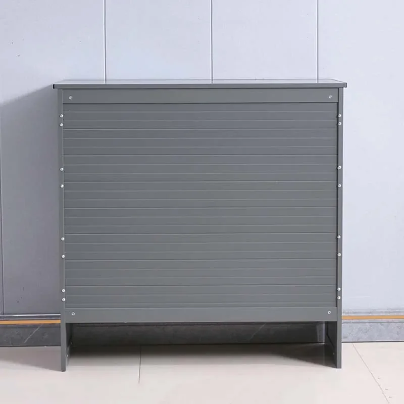 Современный дизайн шкаф для обуви металлическая вертикальная полка гостиной