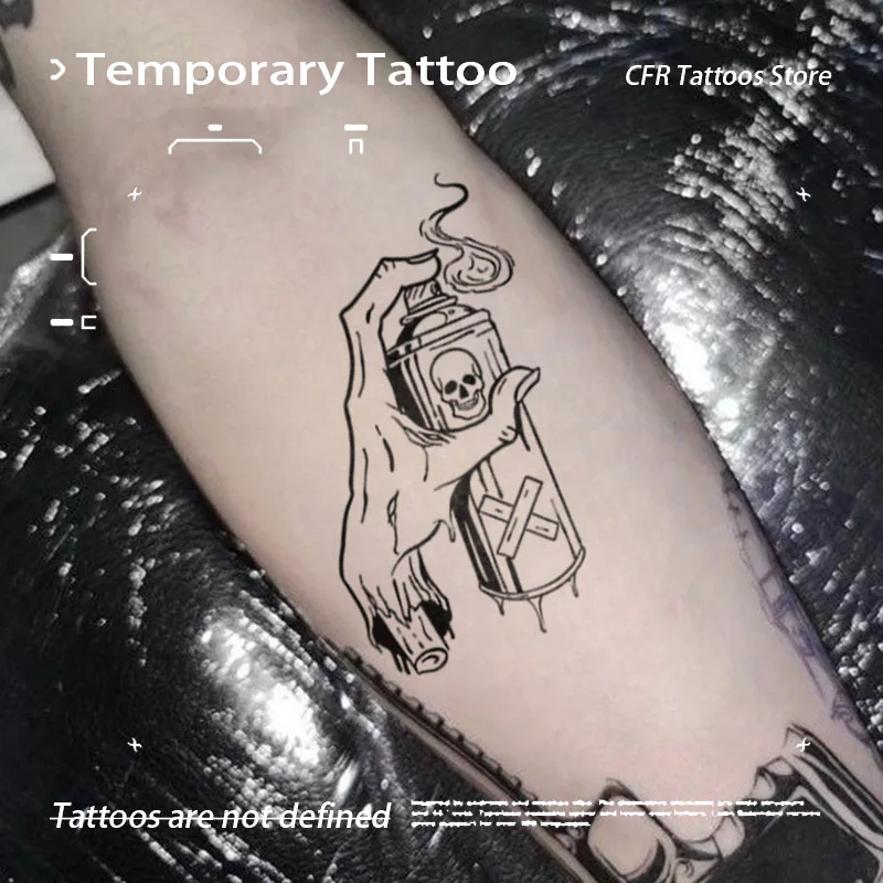 Тату-наклейки в стиле хип-хоп водостойкие Y2K