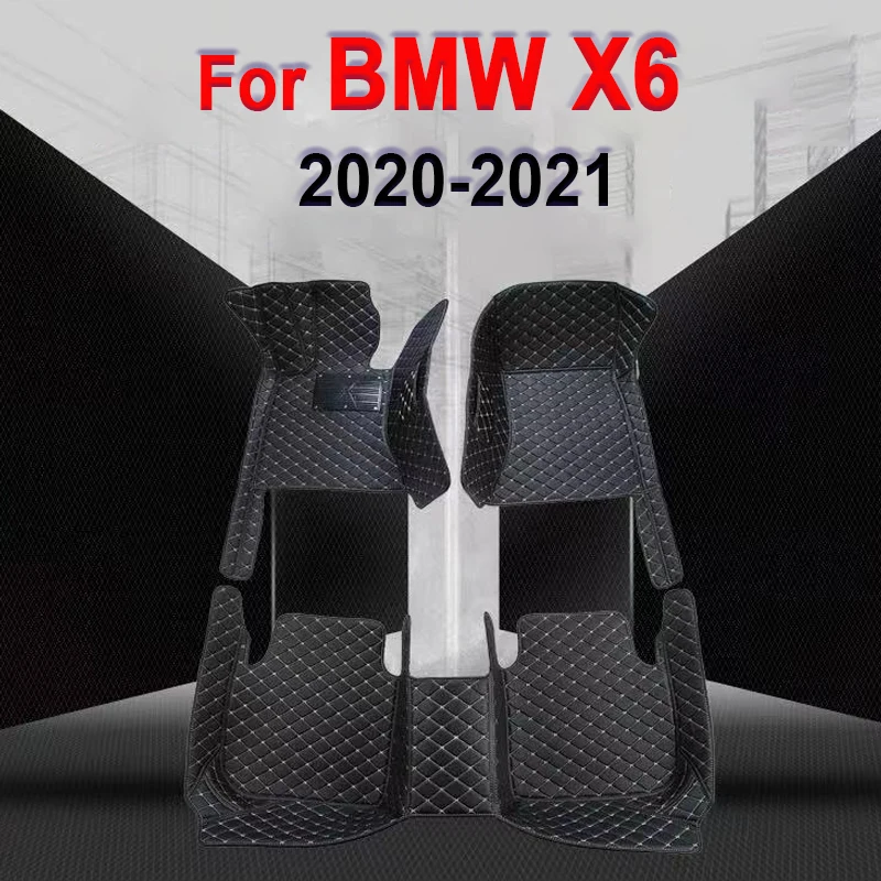 

Car floor mats for BMW X6 2020 2021 Custom auto foot Pad automobile carpet cover interior accessorie