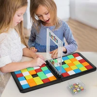 puzzle cube 3d puzzle race cube board game kids adults education toy parent child double speed game magic cubes