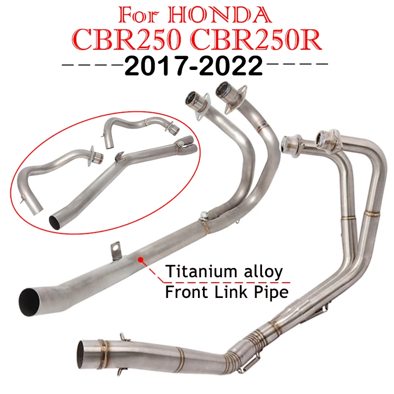 

Yoshimura For Honda CBR250 CBR250R 2017-2022 21 Years Motorcycle Exhaust Modified Escape Muffler Titanium Alloy Front Link Pipe
