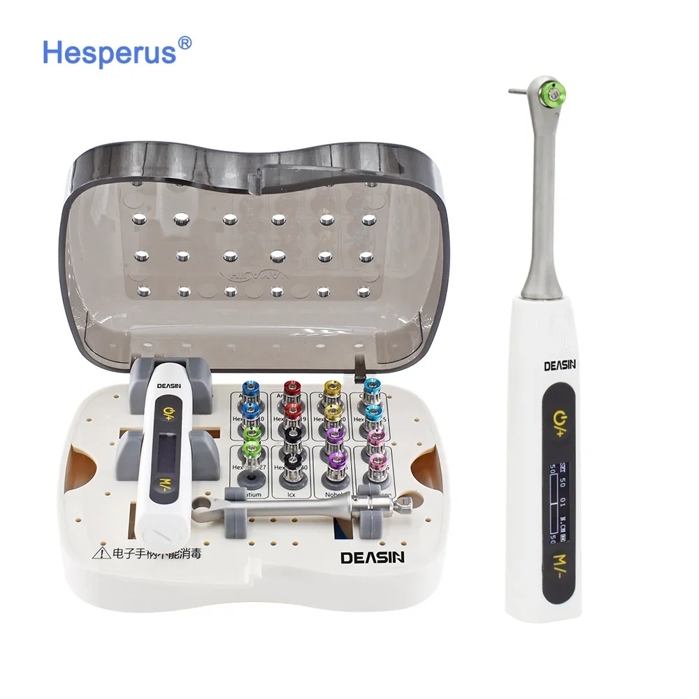 Tandheelkundige Apparatuur Implantaat Chirurgische Handset Met 16. Schroevendraaiers Elektrische