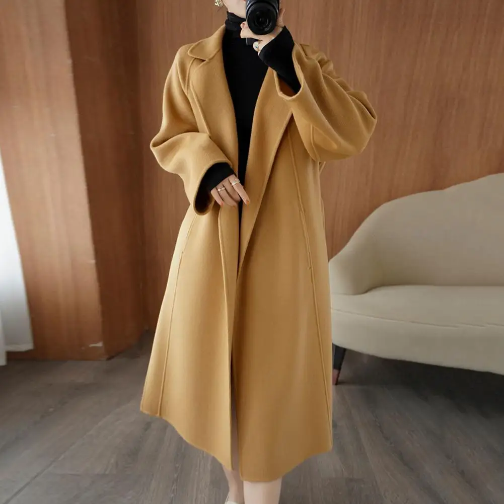 

Women Winter Coat Long Style Lady Winter Overcoat Long Sleeves Women Overcoat