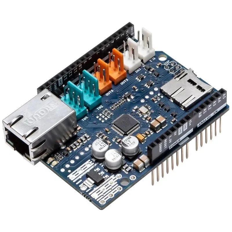 Arduino Ethernet Shield 2А 000024 Wiznet W5500 Макетная плата Итальянская новая оригинальная