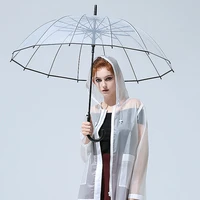 lightweight waterproof umbrella automatic quality oversized transparent long handle umbrella resistant paraguas grande rain gear