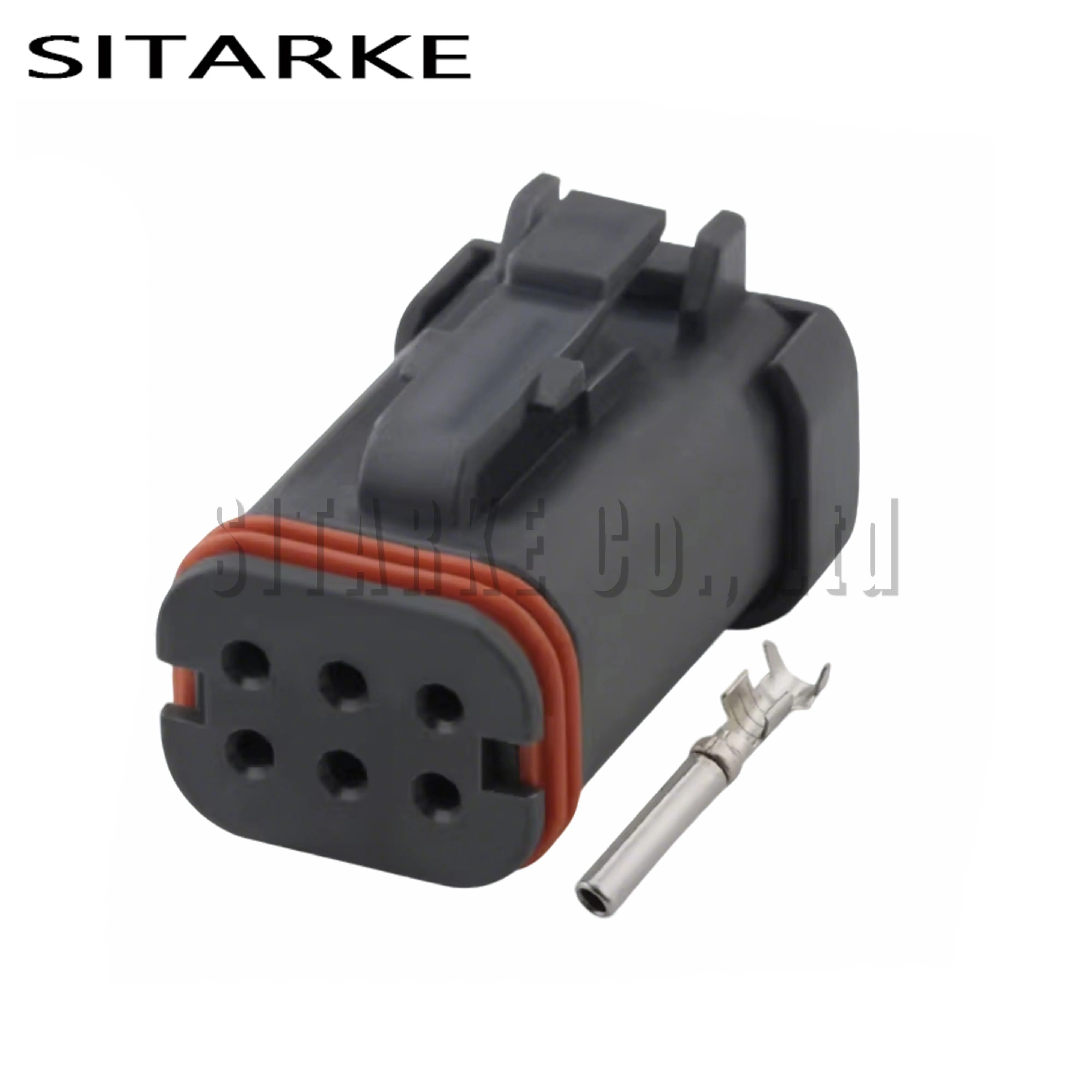 

Водонепроницаемый разъем TE Deutsch DT Series 6-контактный черный