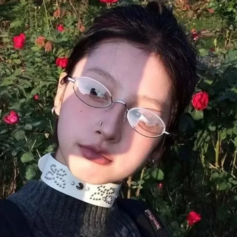 Новые металлические овальные очки для женщин и мужчин солнцезащитные с защитой