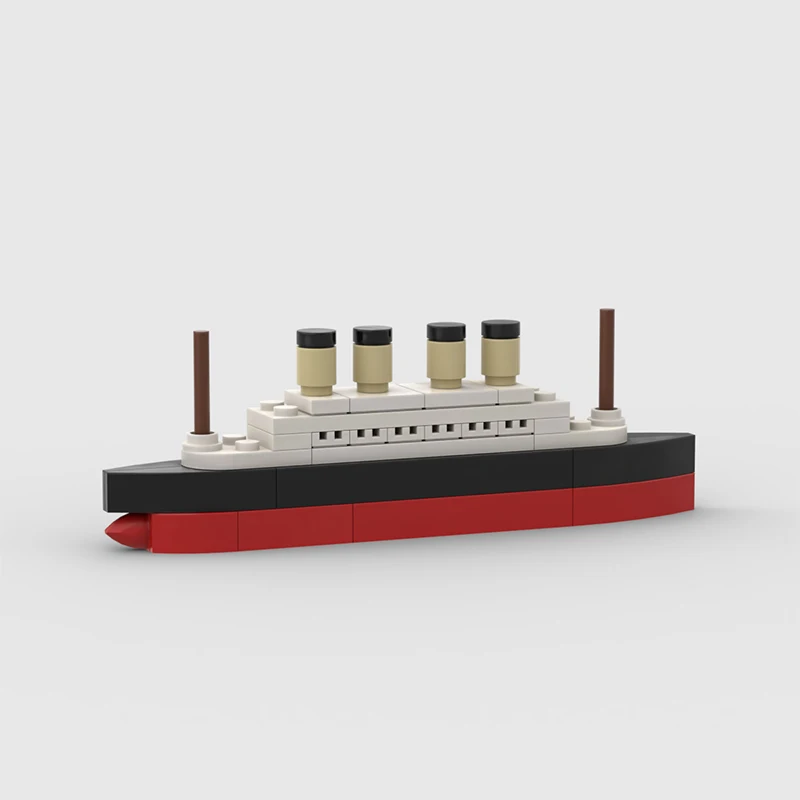 Строительные блоки MOC RMS 56 шт. строительные корабль 3D фотография розы история