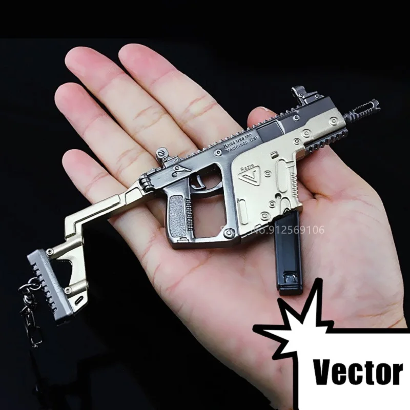 LLavero de pistola en Miniatura de Metal 1:3, modelo de pistola de 14,5 CM de alta calidad, colgante artesanal, regalos de cumpleaños, novedad de 2022