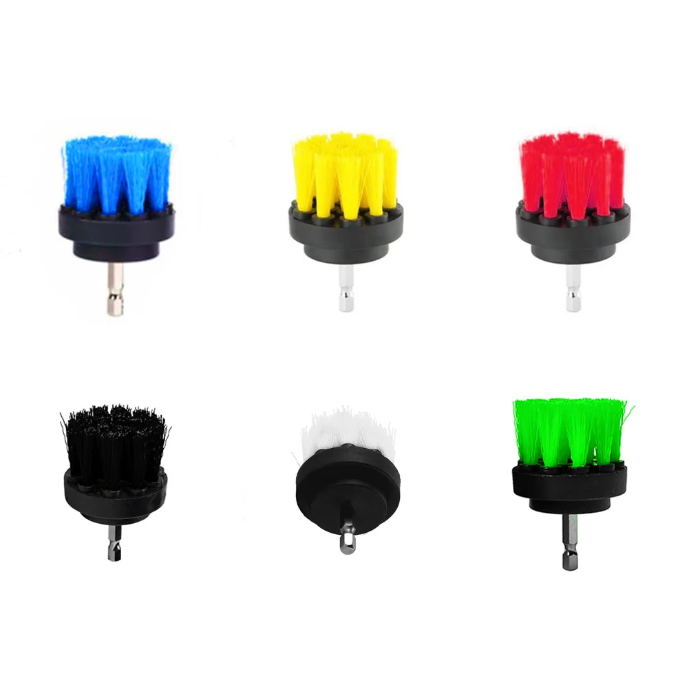

1Pc Electric Drill Brush Cleaner Plasstic Soft Brush Nylon 2Inch Diameter Hand Tools Spare Tools For Clean Bathtub Shower Grout