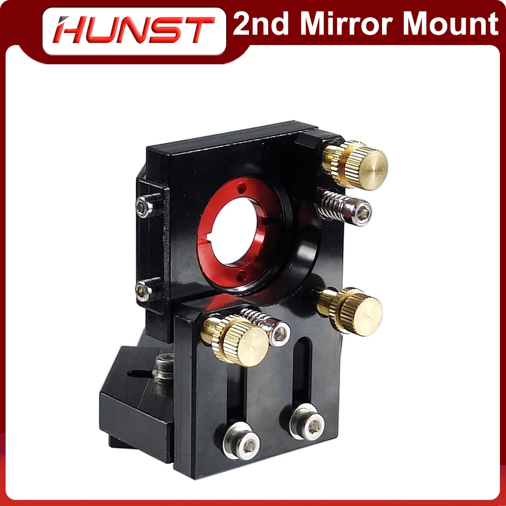 HUNST CO2 Black Second Laser Mount Mirror 25mm Lens Integrative Mount For Lase Engraving Cutting Machine. enlarge