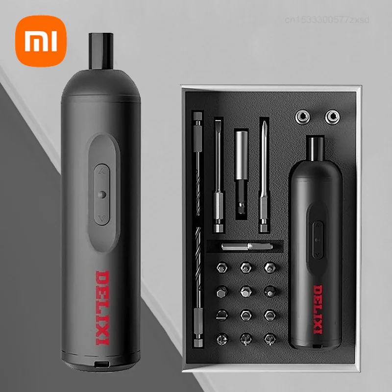 

Xiaomi DELIXI Electric Screwdriver Household Rechargeable Screw Driver Set Multifunctional Cordless Screwdrivers Repair Tools