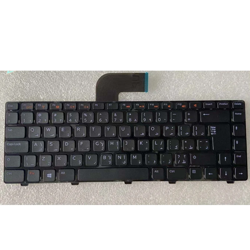 Клавиатура AR/SP/FR/LA/UK/TI для DELL 14R N4110 M4110 N4050 M4040 N5050 M5050 M5040 N5040 7520 X501L X502L P17S P18 N4120 M4120
