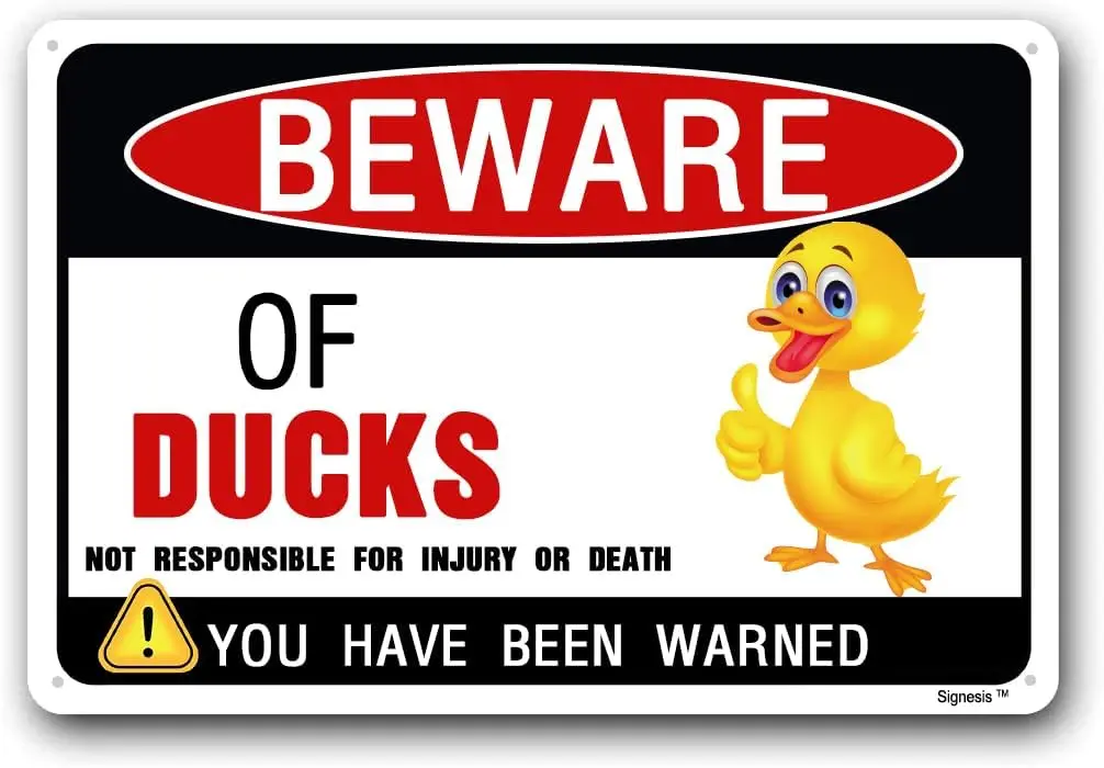 Забавный Mn Cve Sgn утка Crossng кофейная гриль домашний декор утки Утка Новинка уток 8 X12