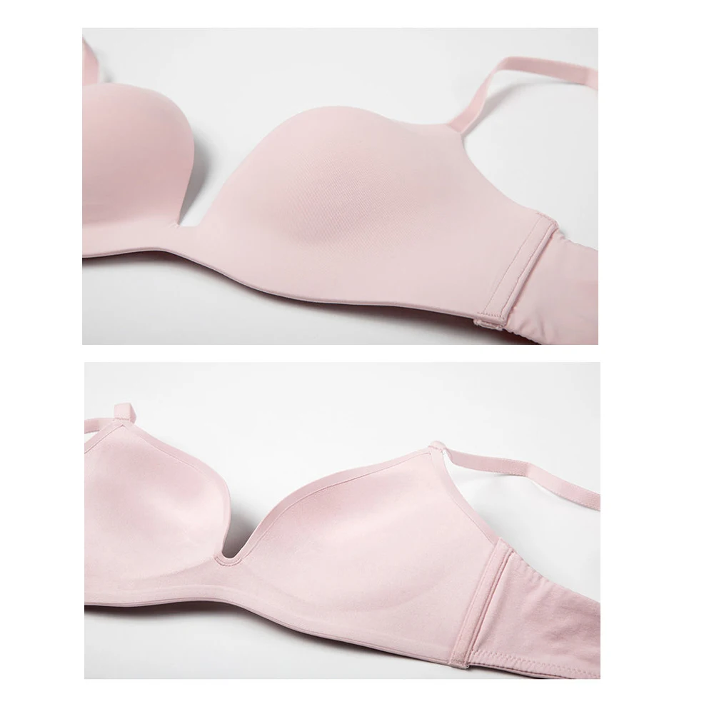 Sexy Bra for Small Breast Women Female Lingerie Deep V Plunge Brassiere Gather Support Push Up Bralette Wire Free 32-42 ABCDDDE