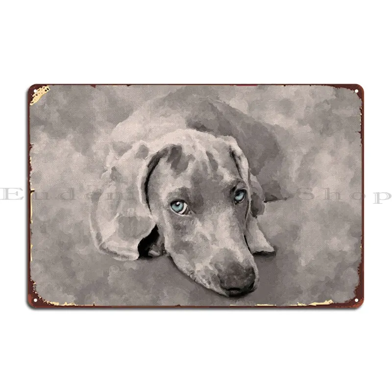 

Weimaraner Dog Metal Sign Pub Wall Decor Wall Plaque Printing Club Tin Sign Poster