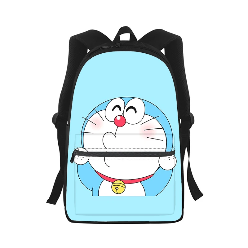 Doraemon Manga Anime Men Women Backpack 3D Print Fashion Student School Bag Laptop Backpack Kids Travel Shoulder Bag