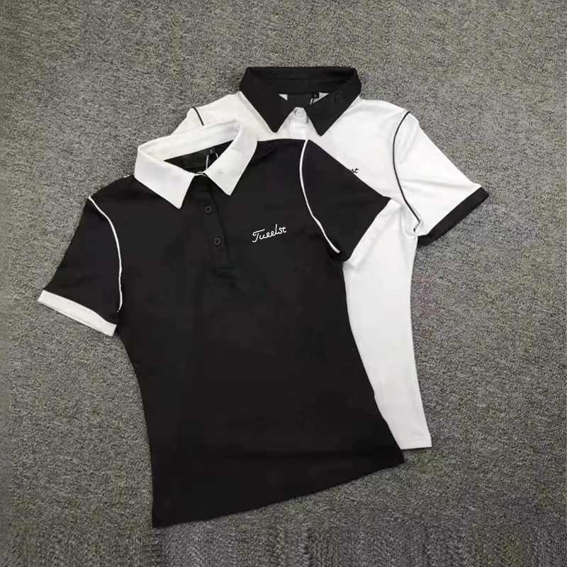 Golf Clothing Women's 2023 Summer New Short-sleeved T-shirt High-quality Sports Breathable Quick-drying Lady Golf Shirt