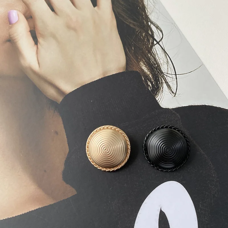 

Sewing Buttons For Suit Coat Women Clothing Apparel Accessories 20/25mm Diy Crafts Supplies Large Metal Gold Button Decorative