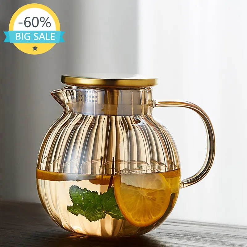 

Warmer Filter Glass Tea Pot Set Heat Resistant Tea Ceremony Container Glass Tea Pot Chinese Tea Premium Tetera Tea Accessories