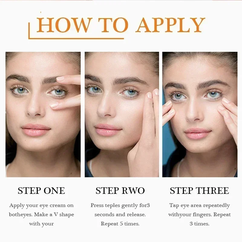 Новый 7-дневный крем для глаз с подтяжкой морщин против темных кругов мешков