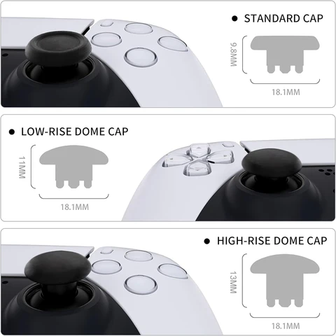 Сменные джойстики для PS5 Edge Dualsense черный ZHOUCHEN