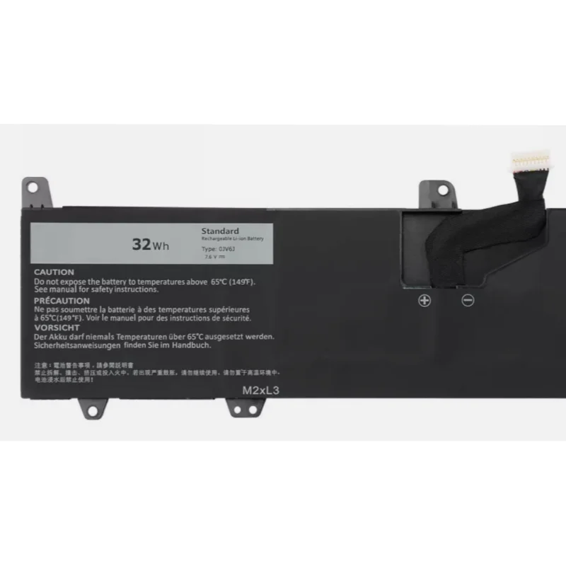 Новая перезаряжаемая 4-ячеечная батарея для ноутбука 7 6 В 32 Втч 0JV6J Dell Inspiron 11-3000 3162