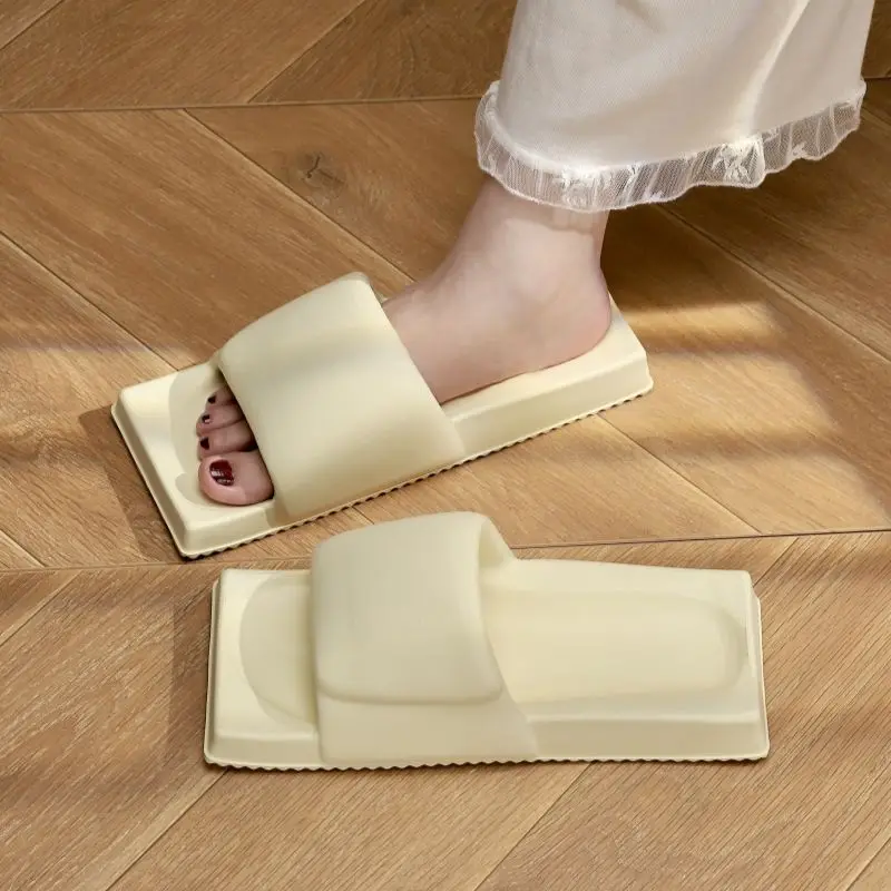 Шлепанцы женские летние из ЭВА на толстой подошве