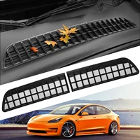 front grille mesh cover grille grid inserts for tesla model 3 y 2021 air inlet protective cover modification accessories